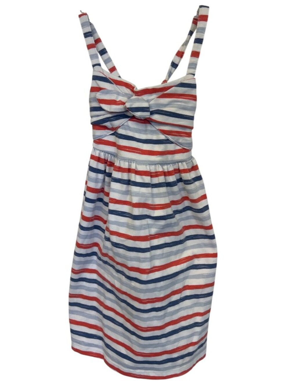 Tommy Bahama Sz 4T Girls Striped Sundress Patriotic Summer Dress Bow Nautical